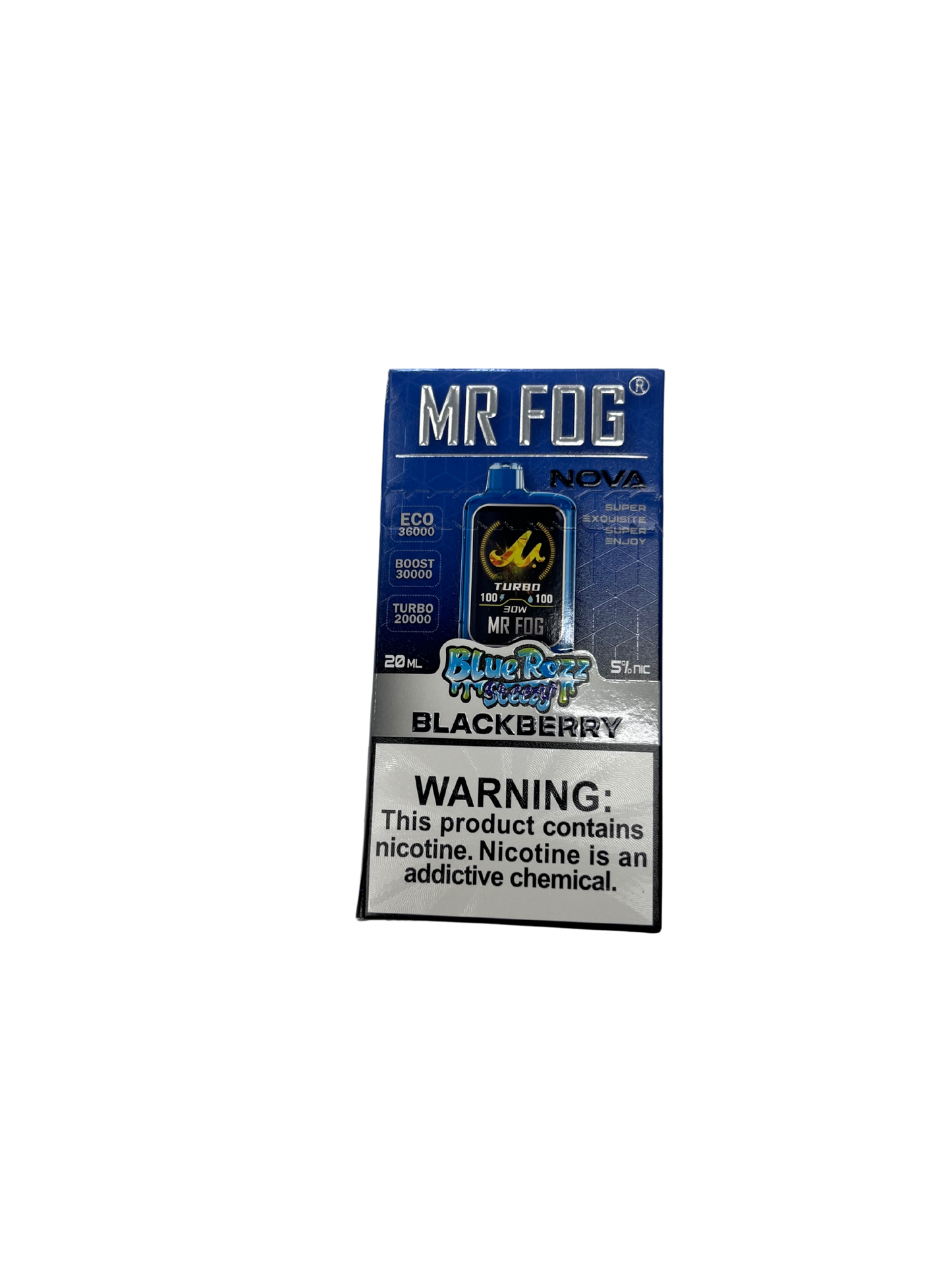 Mr.Fog Blackberry 36,000 Puffs BlueRazz Steezy Edition