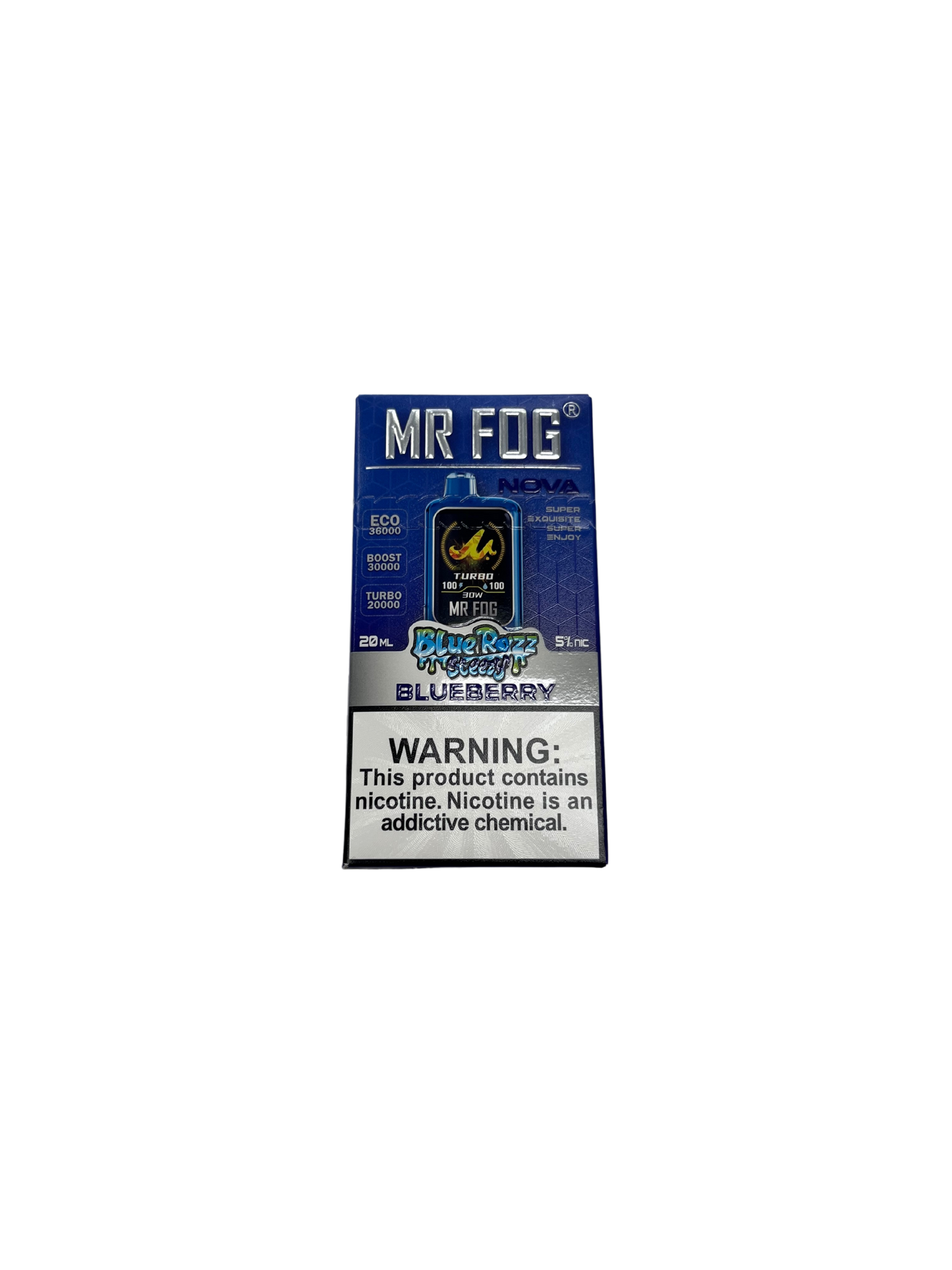 Mr.Fog Blueberry 36,000 Puffs BlueRazz Steezy Edition