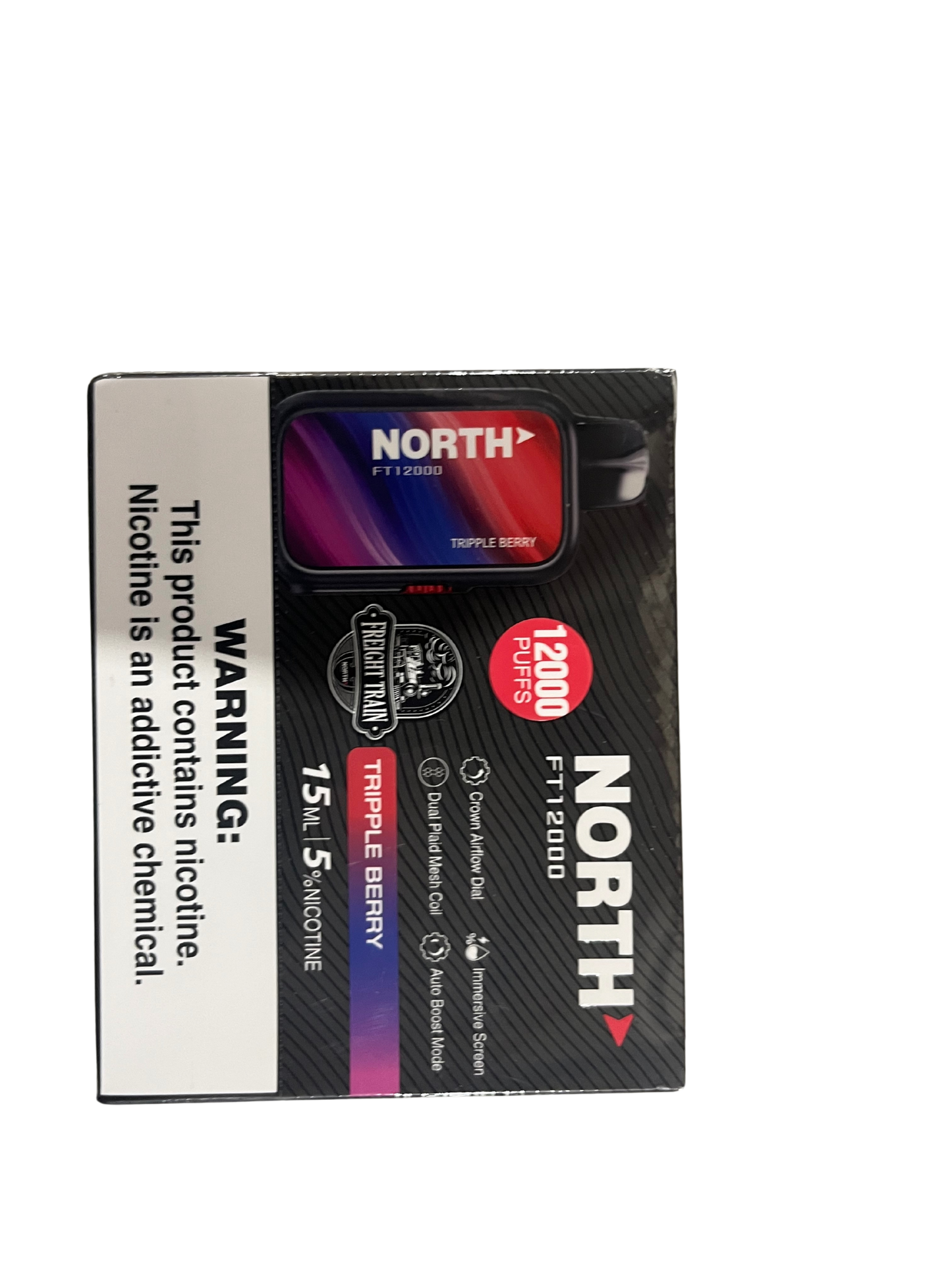 North Triple Berry FT12000 Puffs