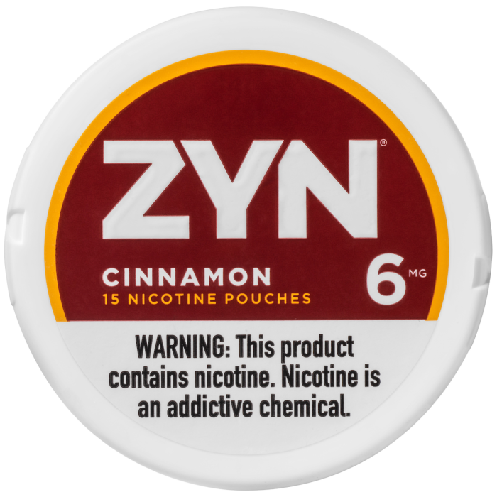 ZYN Cinnamon 6 Mg Nicotine Puches