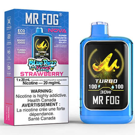 Mr. Fog 36k Puffs BlueRazz Steezy Strawberry