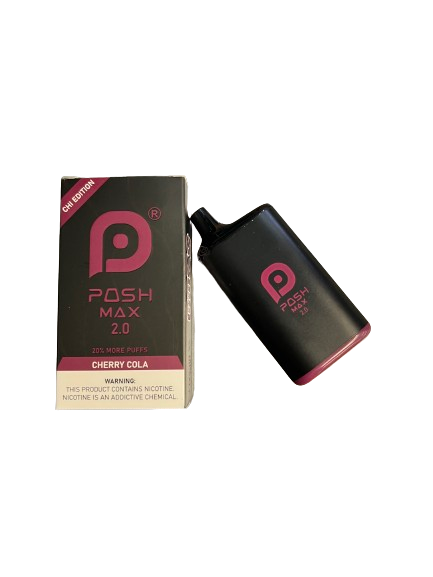 Posh Max 2.0 5200 Puffs Cherry Cola Puff Bros Posh Max 2.0 5200 Puffs Cherry Cola Puff Bros