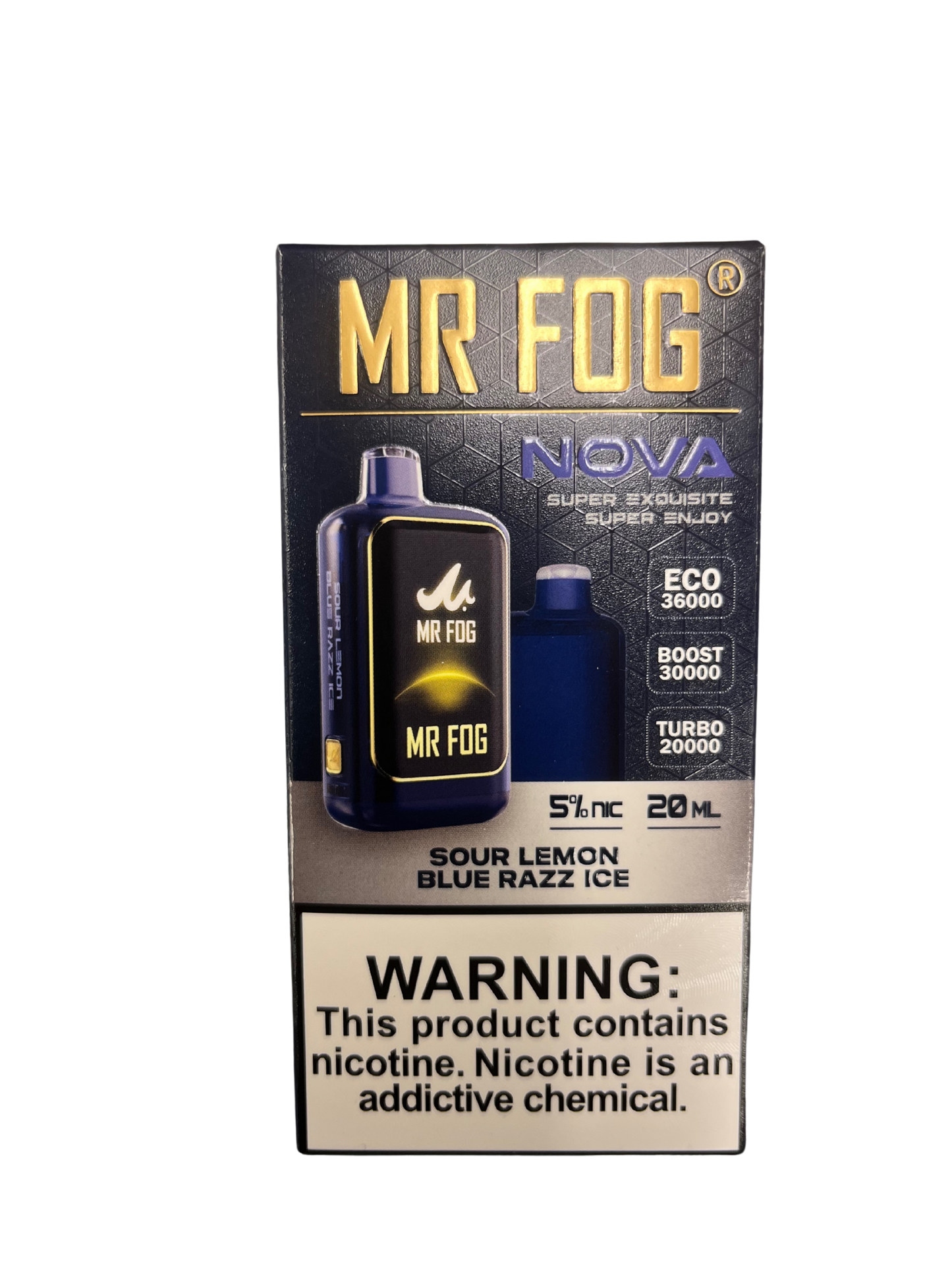 Mr.Fog 30,000 Puffs Lemon Blue Razz Ice Nova