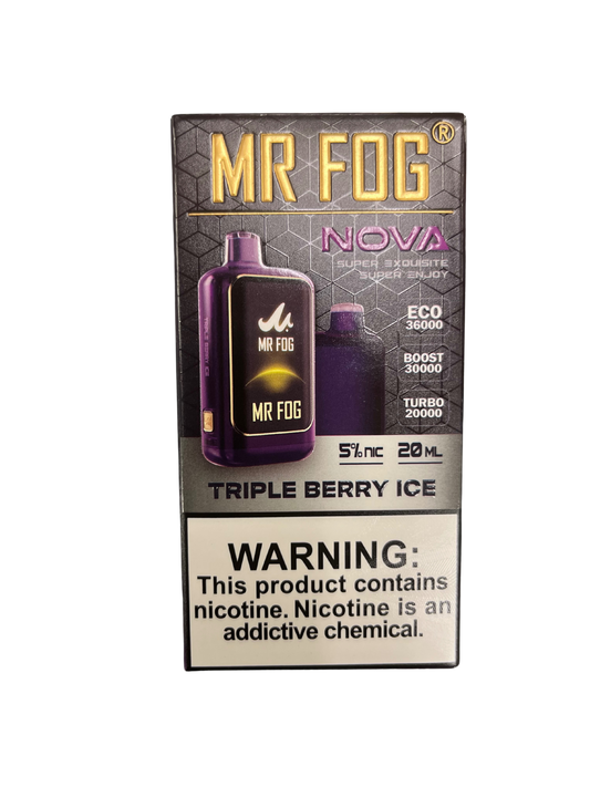 Mr. Fog 30,000 puffs Triple Berry