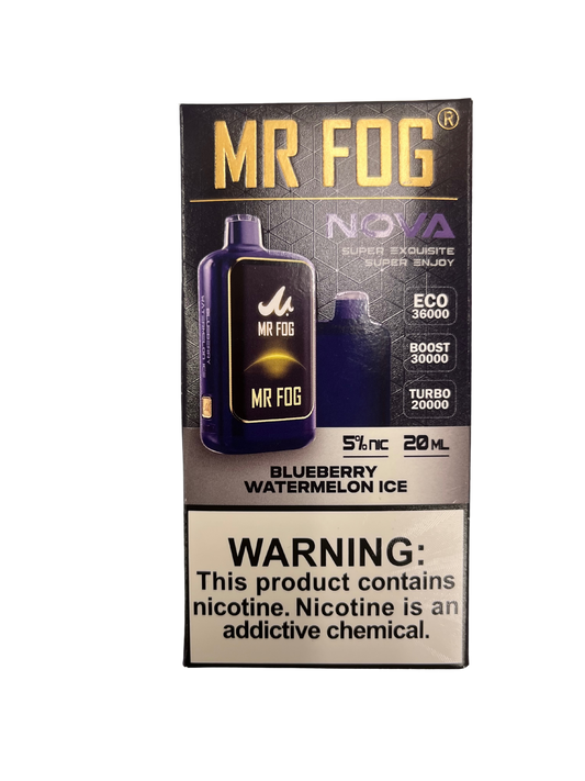 Mr. Fog 30,000 puffs Blueberry Watermelon Ice