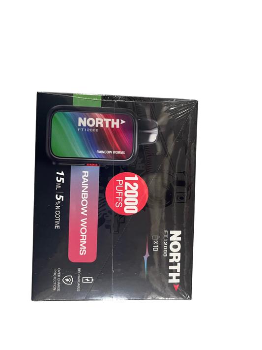 North RainbowWorms Ft12000 Puffs