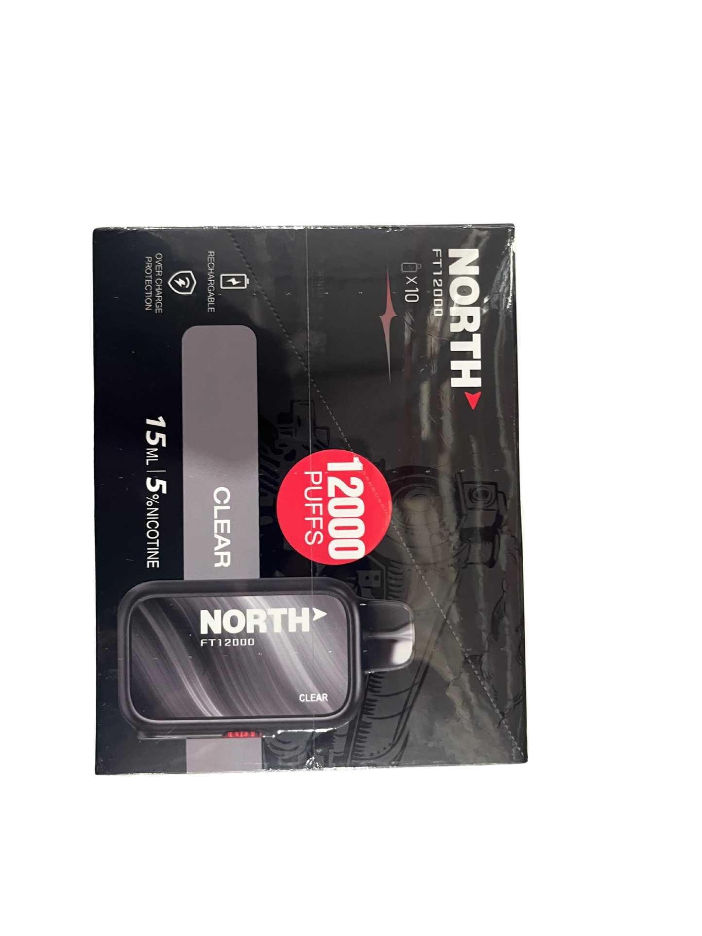 North Clear FT12000 Puffs