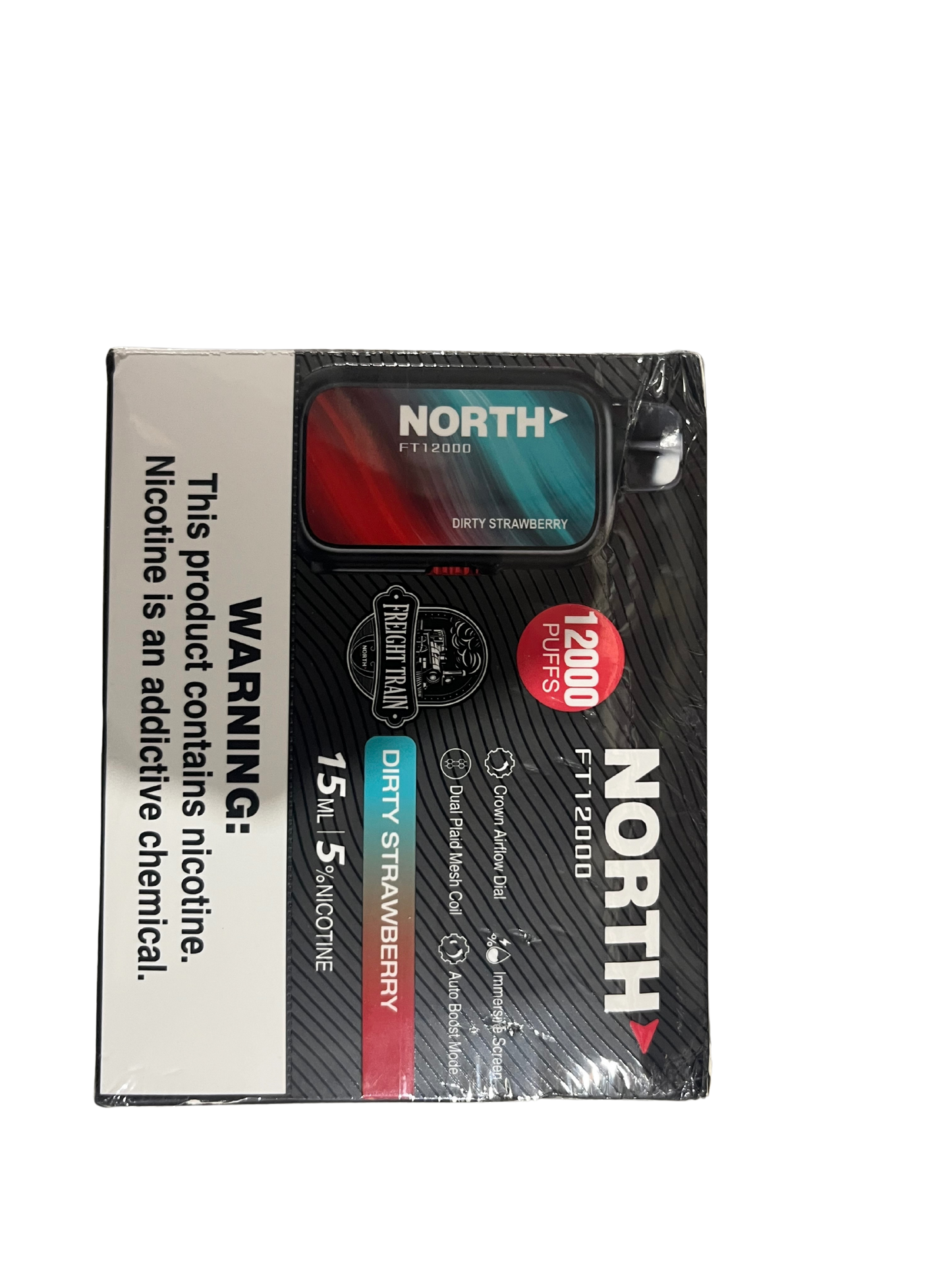 North Dirty Strawberry FT12000 Puffs