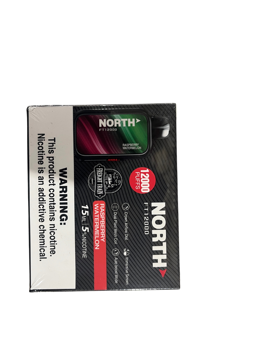 North Raspberry Watermelon FT12000 Puffs