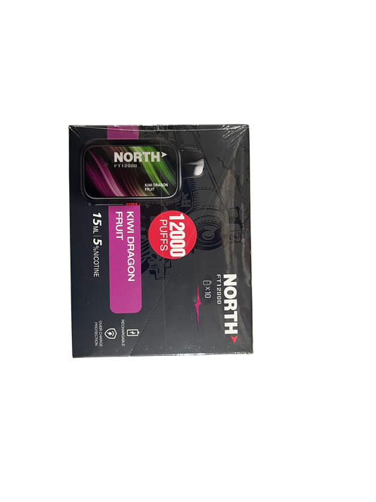 North Kiwi Dragon Fruit FT12000 Puffs