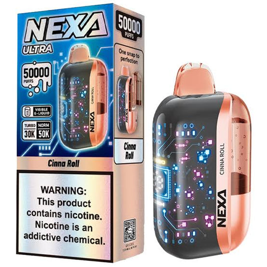 Nexa Ultra 50k Puffs Cinna Roll