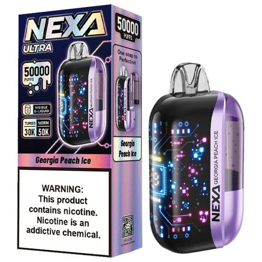 Nexa Ultra 50k Puffs Georgia Peach Ice