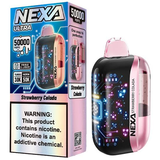 Nexa Ultra 50k Puffs Strawberry Colada