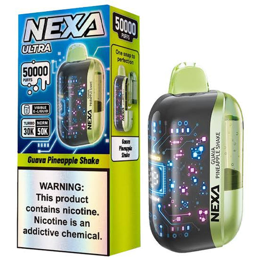 Nexa Ultra 50k Puffs Guava Pineapple Shake