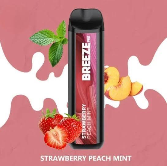 Breeze 2000 Puffs Strawberry Peach Mint