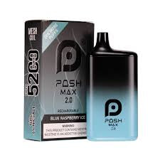Posh Max 2.0 5200 Puffs Blue Raspberry Ice