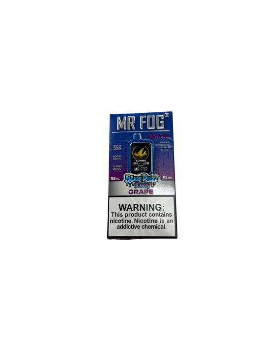 Mr.Fog Grape 36,000 Puffs BlueRazz Steezy Edition