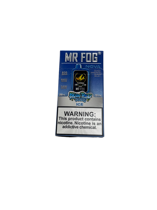 Mr.Fog Ice 36,000 Puffs BlueRazz Steezy Edition