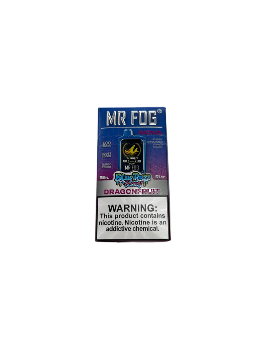 Mr.Fog Dragonfruit 36,000 Puffs BlueRazz Steezy Edition